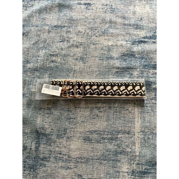 Zooeass Gold Tone Beige Black Replacement Crossbody Strap - Picture 2 of 6